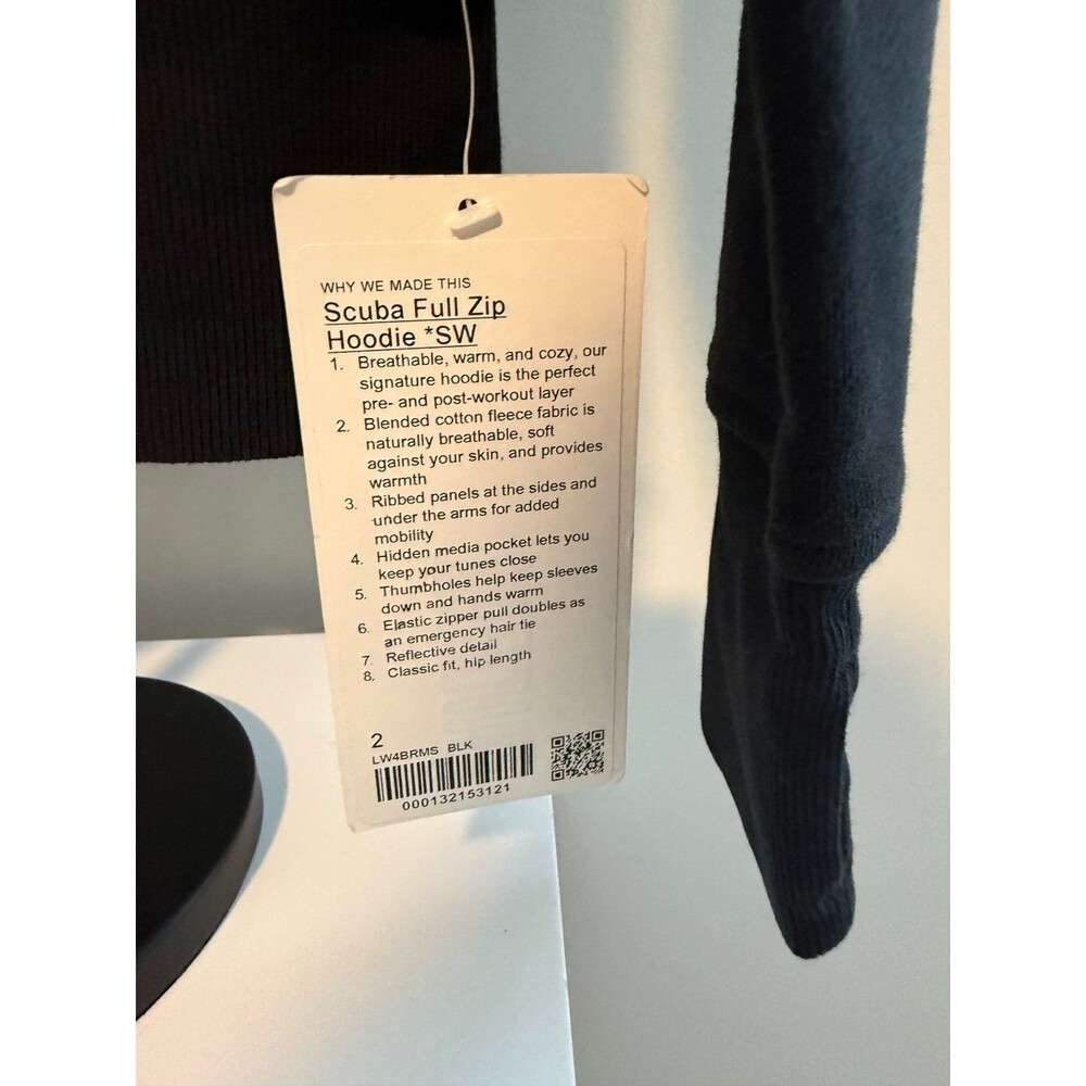 NWT Lululemon Rare Limited Edition Seawheeze Full Zip Scuba size 2 - Picture 4 of 4